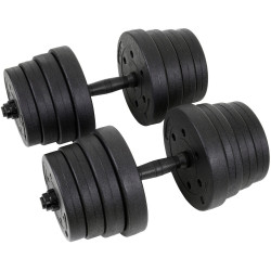 Gantere reglabile Funfit Gym&Fitness 4256 2x15kg (Black) Thumb