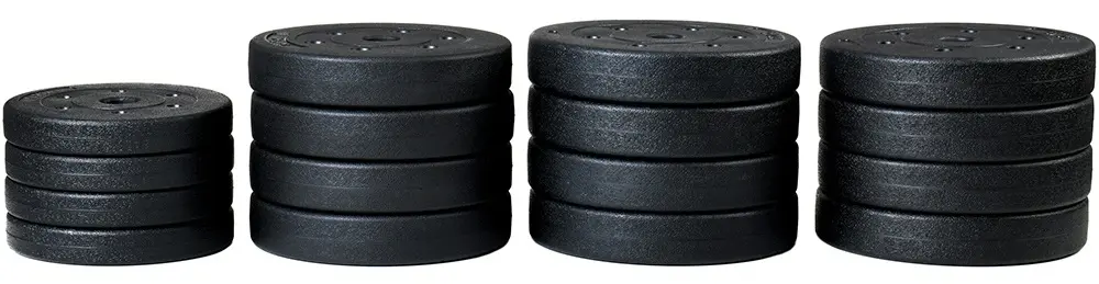 Gantere-haltera 4in1 FunFit 4261 40kg (Black) - 14