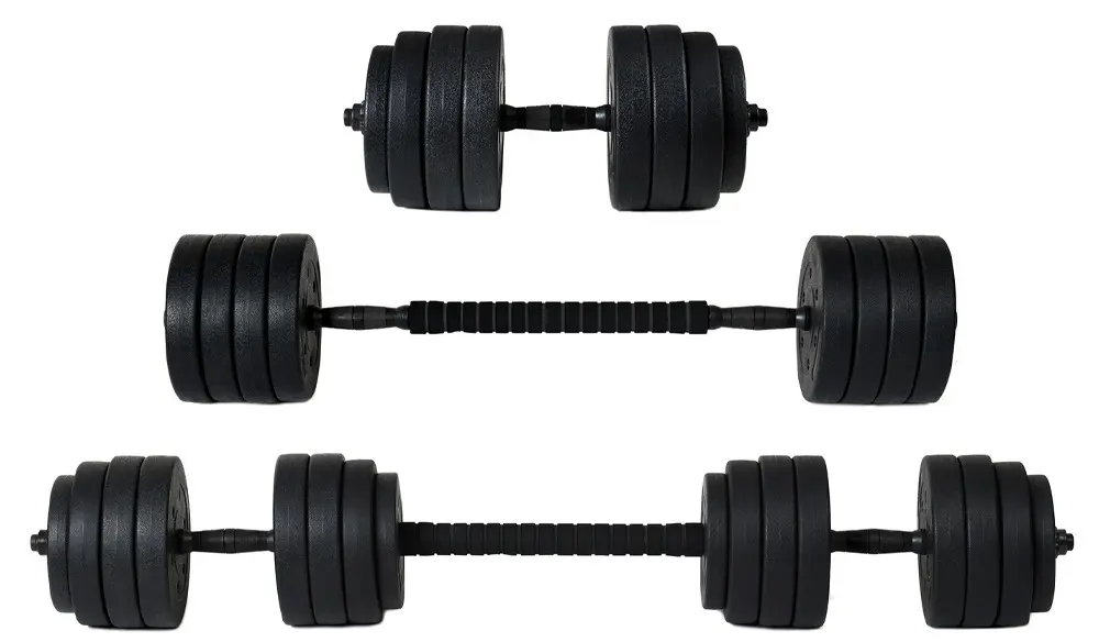 Gantere-haltera 4in1 FunFit 4261 40kg (Black) - 3