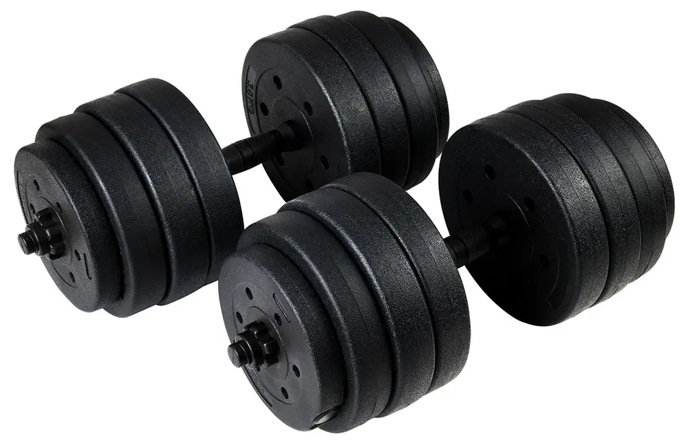 Gantere-haltera 4in1 FunFit 4261 40kg (Black) - 8