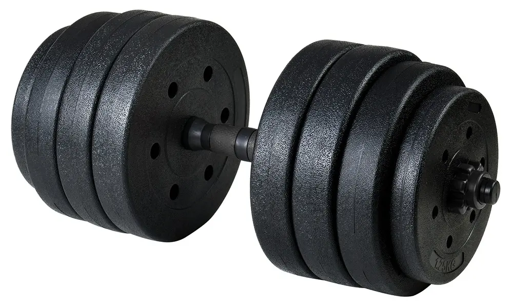 Gantere-haltera 4in1 FunFit 4261 40kg (Black) - 9