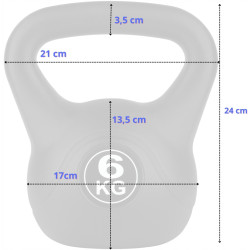 Гиря Funfit Gym&Fitness 4405 6kg (Black) Thumb