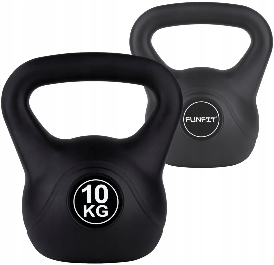 Гиря Funfit Gym&Fitness 4407 10kg (Black) - 4