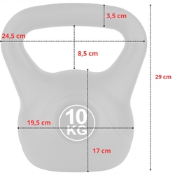 Гиря Funfit Gym&Fitness 4407 10kg (Black) Thumb