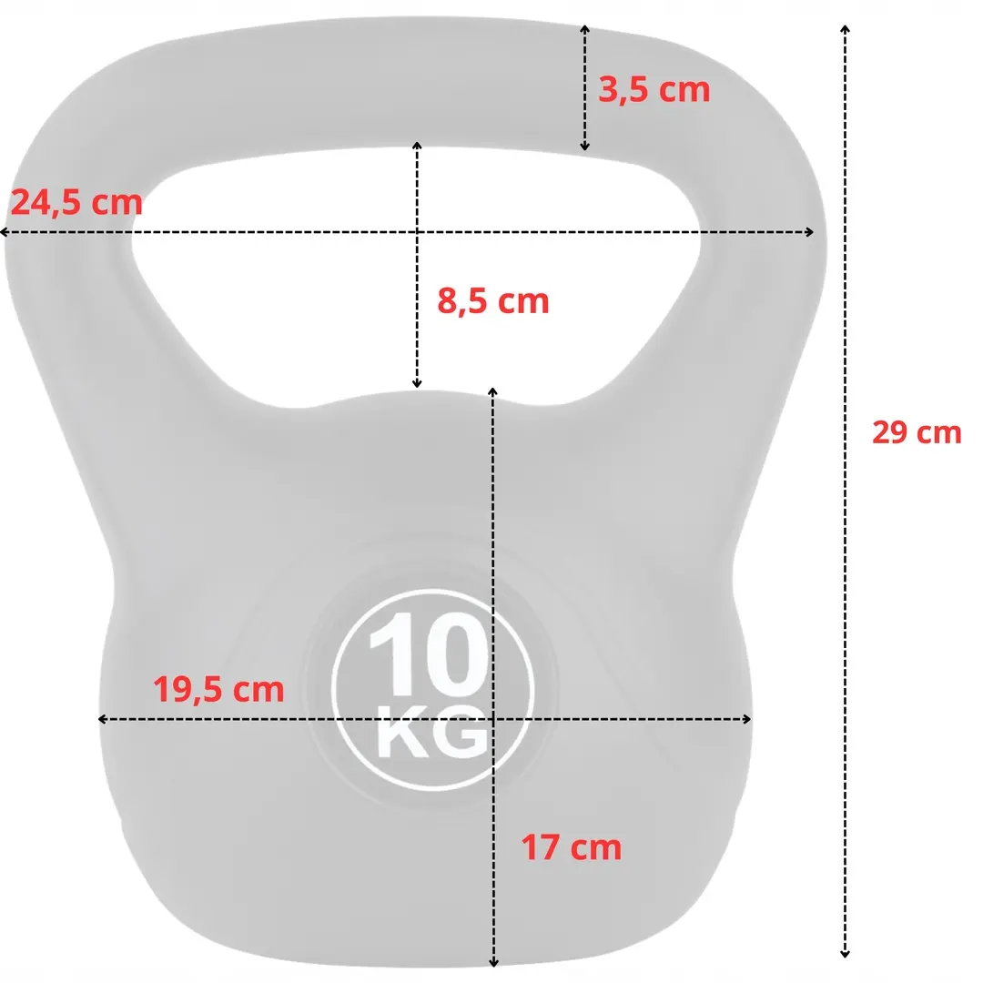 Гиря Funfit Gym&Fitness 4407 10kg (Black) - 7
