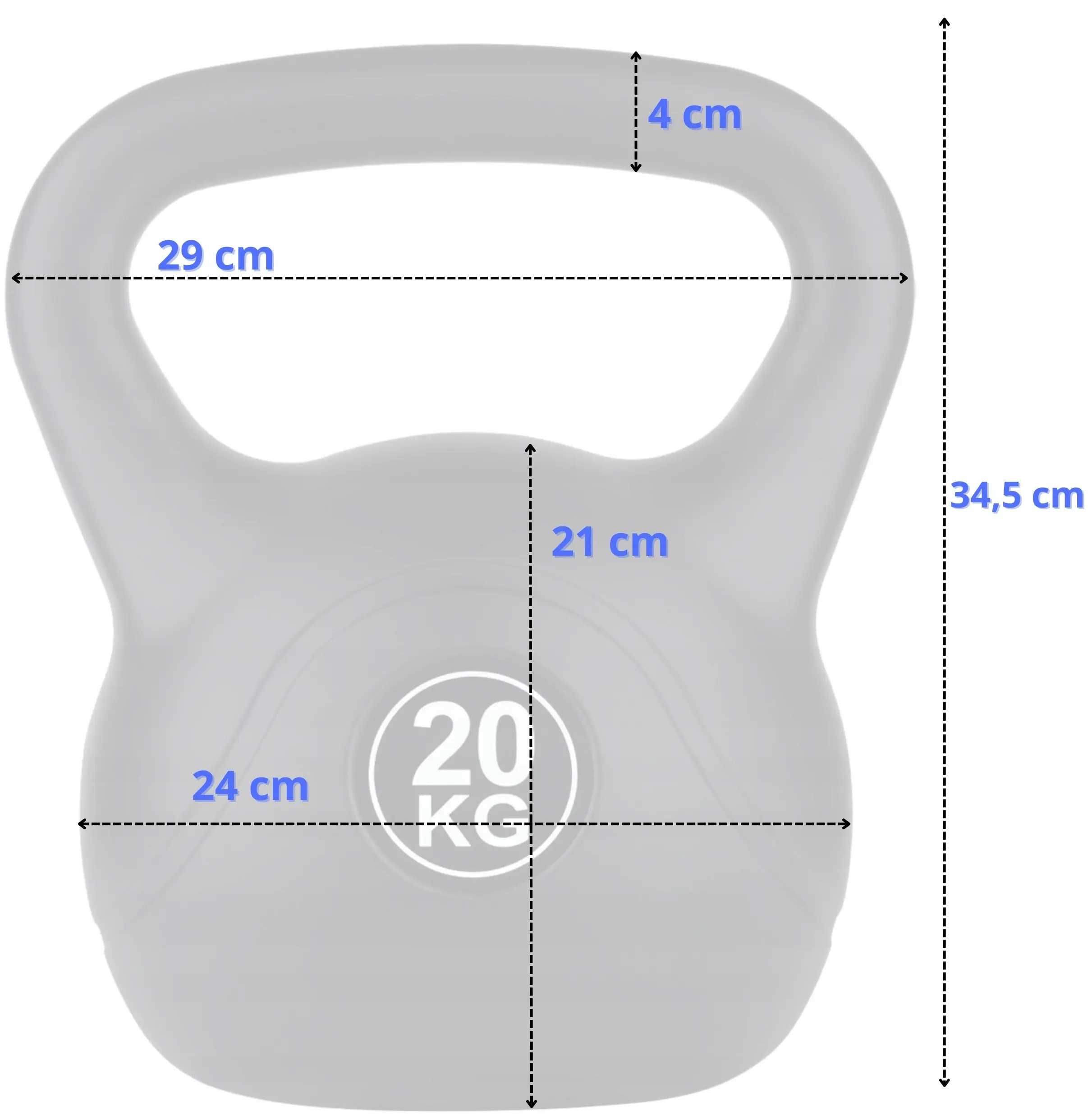 Greutate Funfit Gym&Fitness 4410 20kg (Black) - 6