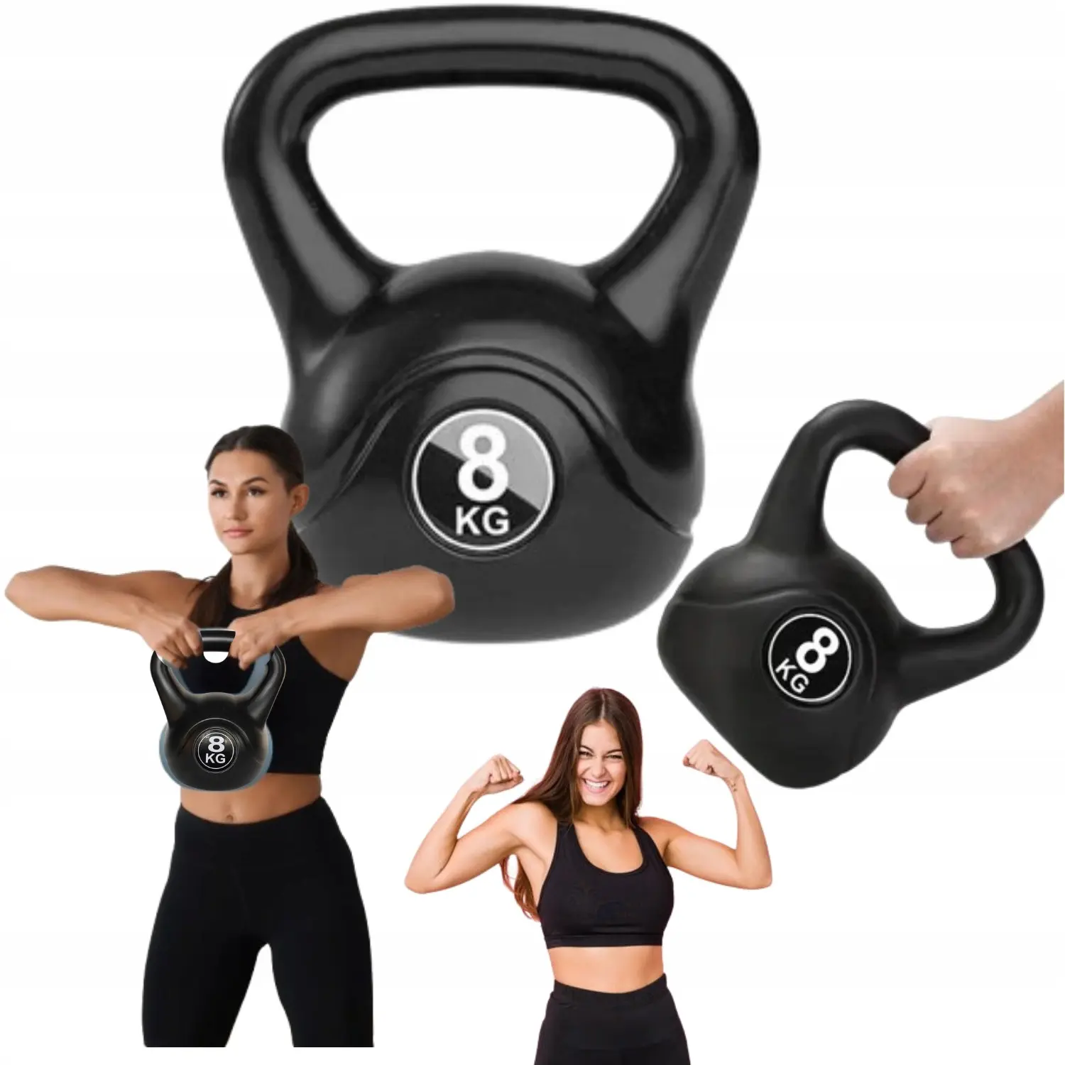 Гиря Funfit Gym&Fitness 5905771300753 8kg (Black) - 4