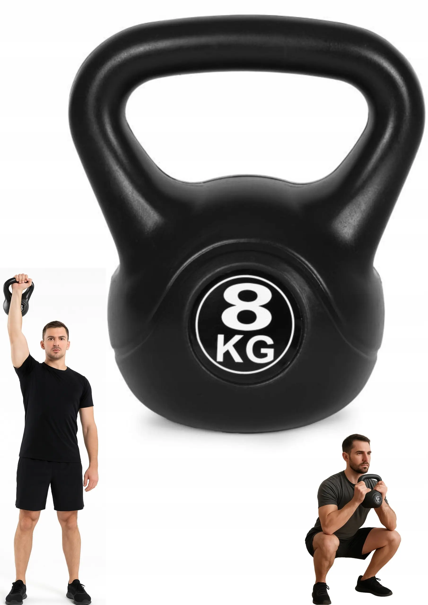 Гиря Funfit Gym&Fitness 5905771300753 8kg (Black) - 5