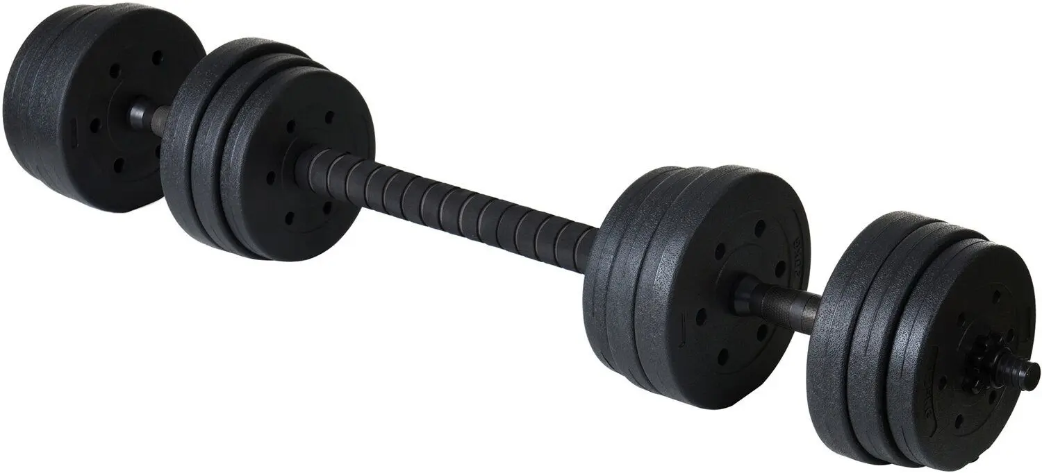Гантели-штанга 2в1 FunFit 4258 2x10kg (Black)