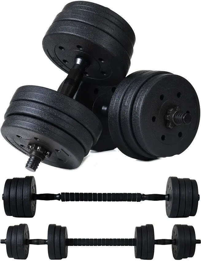Гантели-штанга 2в1 FunFit 4258 2x10kg (Black)