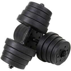 Gantere-haltera 2in1 FunFit 4259 2x15kg (Black) Thumb