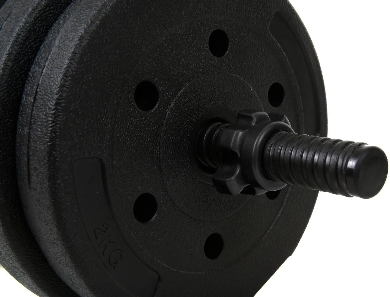 Gantere-haltera 2in1 FunFit 4259 2x15kg (Black)