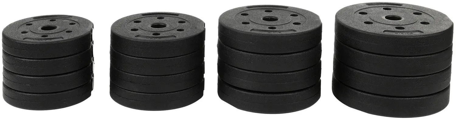 Gantere-haltera 2in1 FunFit 4259 2x15kg (Black)