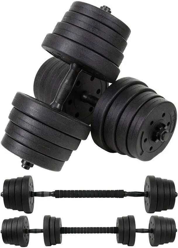 Gantere-haltera 2in1 FunFit 4259 2x15kg (Black)