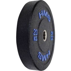 Диск обрезиненный HMS HTBR20 20kg (Black) Thumb