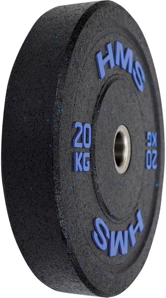 Диск обрезиненный HMS HTBR20 20kg (Black) - 2