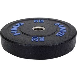 Диск обрезиненный HMS HTBR20 20kg (Black) Thumb