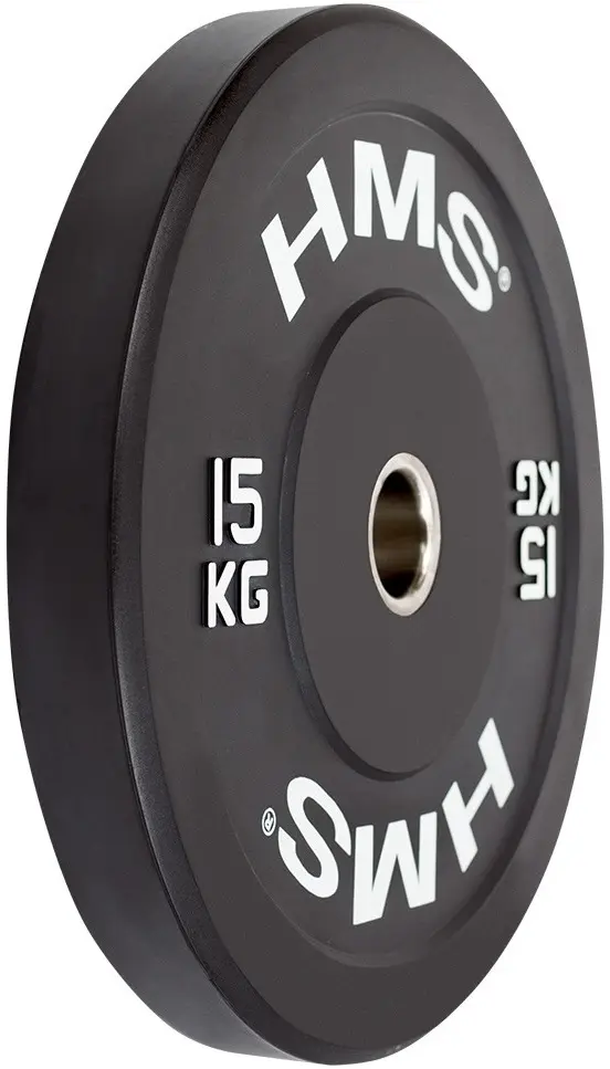 Disc olimpic HMS BBR 15kg (Black) - 2