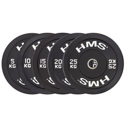 Диск олимпийский Hms BBR20 20kg (Black) Thumb