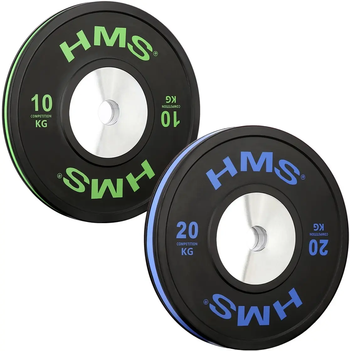 Диск олимпийский HMS BTBR 20kg (Black) - 5