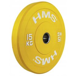 Диск олимпийский HMS CBR15 15kg (Yellow) Thumb