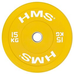 Диск олимпийский HMS CBR15 15kg (Yellow)
