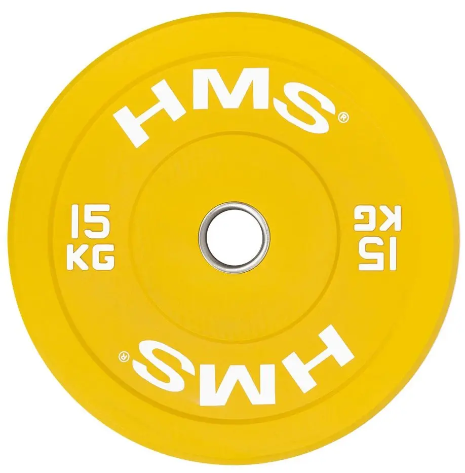 Диск олимпийский HMS CBR15 15kg (Yellow)