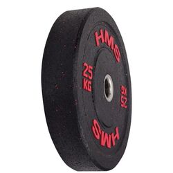 Диск олимпийский HMS HTBR25 25kg (Black/Red) Thumb