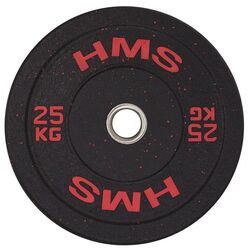 Диск олимпийский HMS HTBR25 25kg (Black/Red)