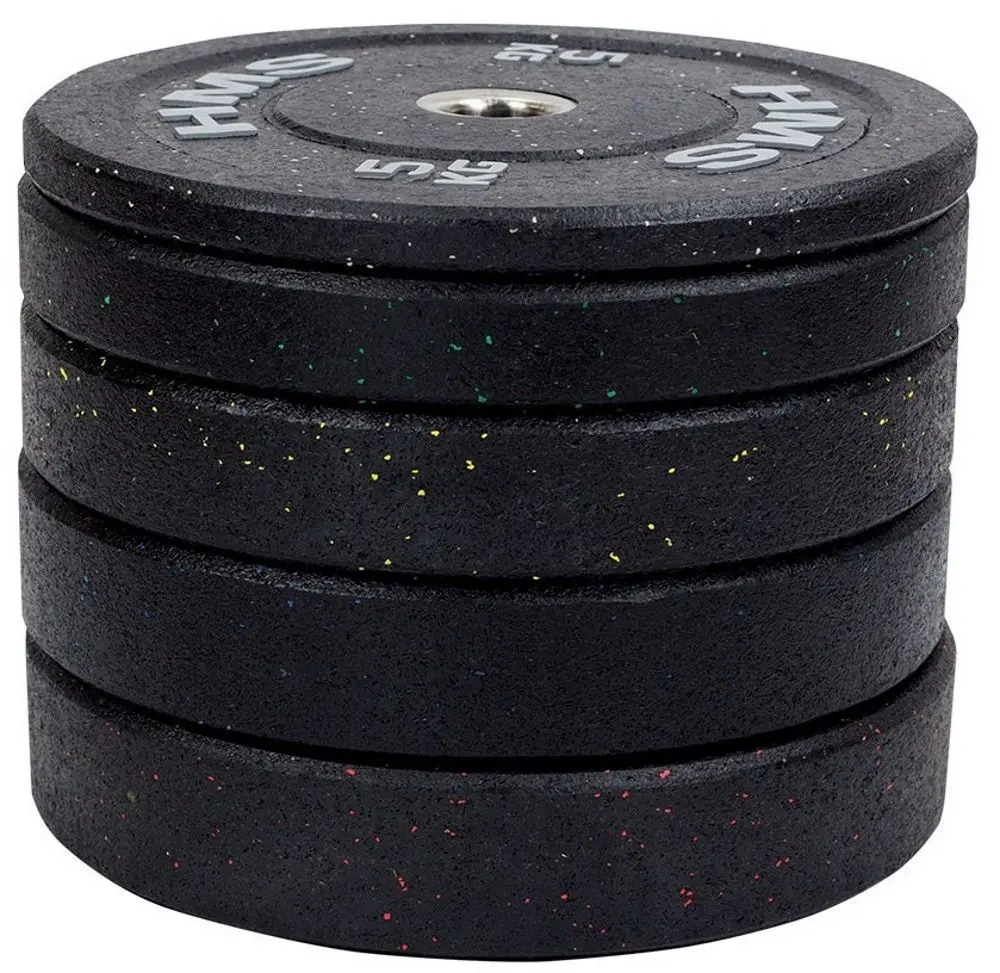 Диск олимпийский HMS HTBR25 25kg (Black/Red) - 5