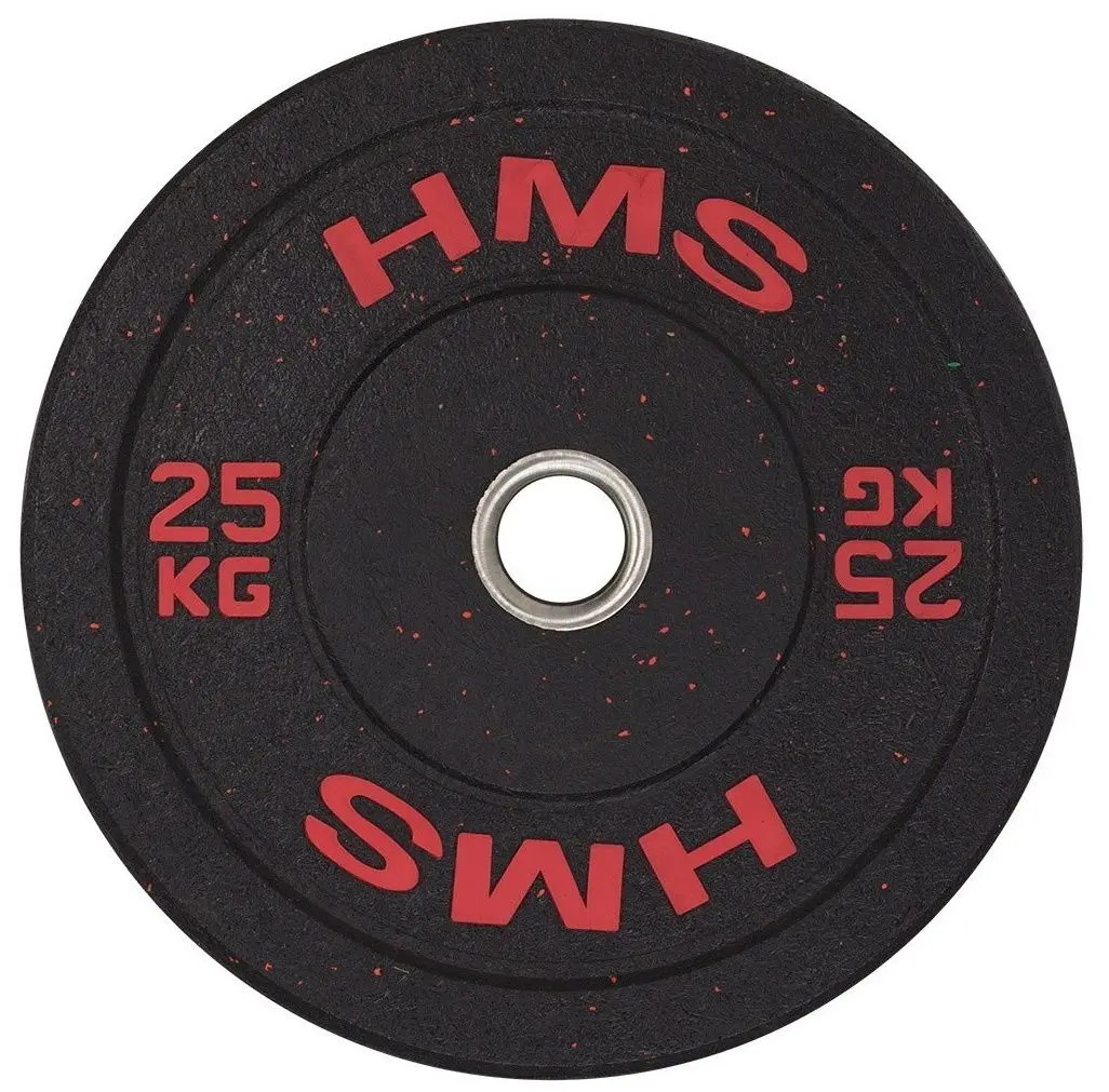 Диск олимпийский HMS HTBR25 25kg (Black/Red)