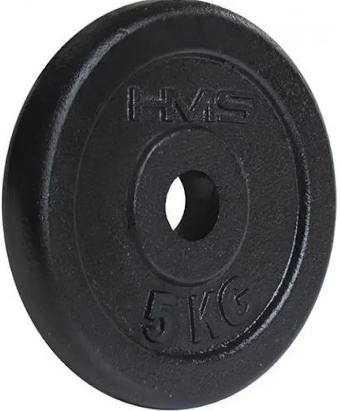 Диск олимпийский HMS TCN05 5kg (Black) - 2
