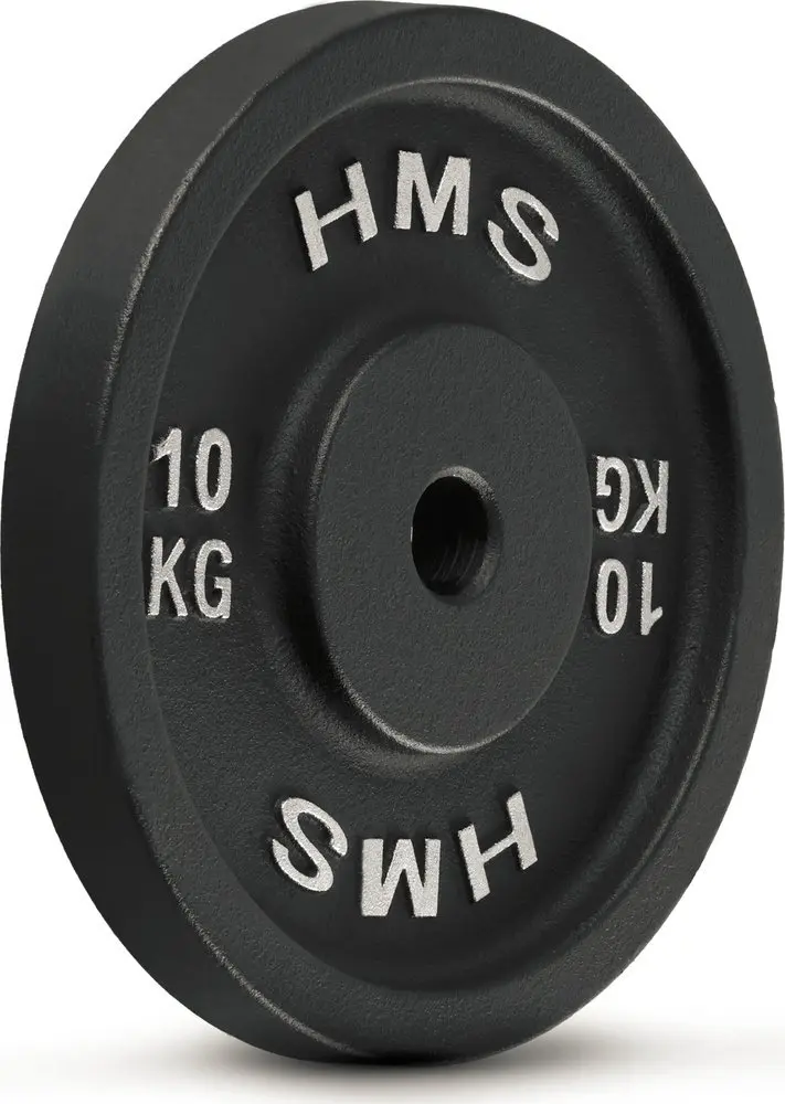 Disc olimpic HMS TCN10 10kg (Black) - 2