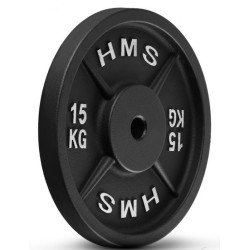 Диск олимпийский HMS TCN15 15kg (Black) Thumb