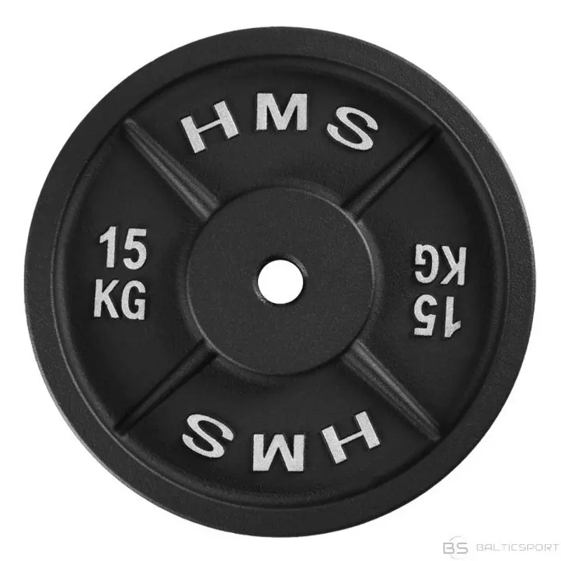 Диск олимпийский HMS TCN15 15kg (Black)