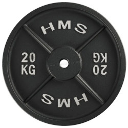 Диск олимпийский HMS TCN20 20kg (Black)