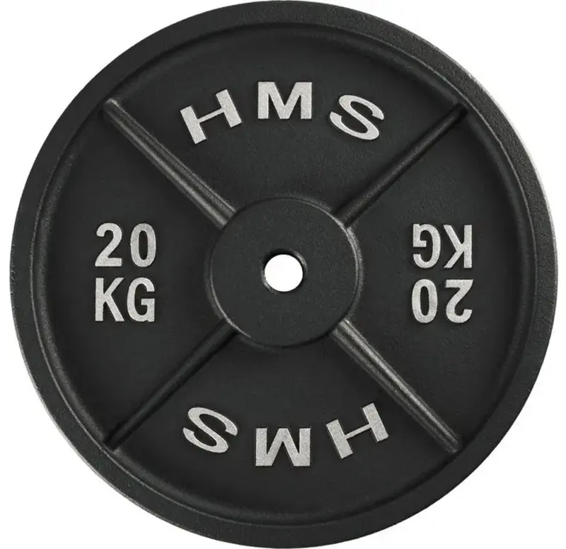 Диск олимпийский HMS TCN20 20kg (Black)