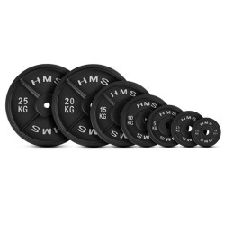 Диск олимпийский HMS TCN25 25kg (Black) Thumb