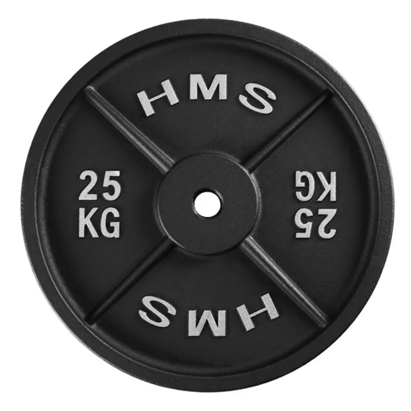 Диск олимпийский HMS TCN25 25kg (Black)