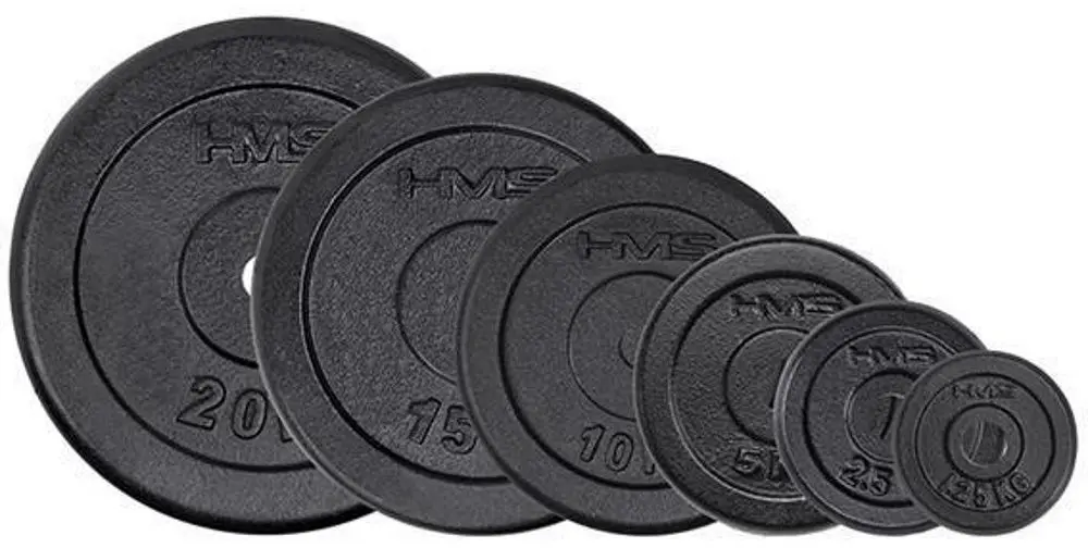 Disc olimpic HMS TCZ1 1.25kg (Black)