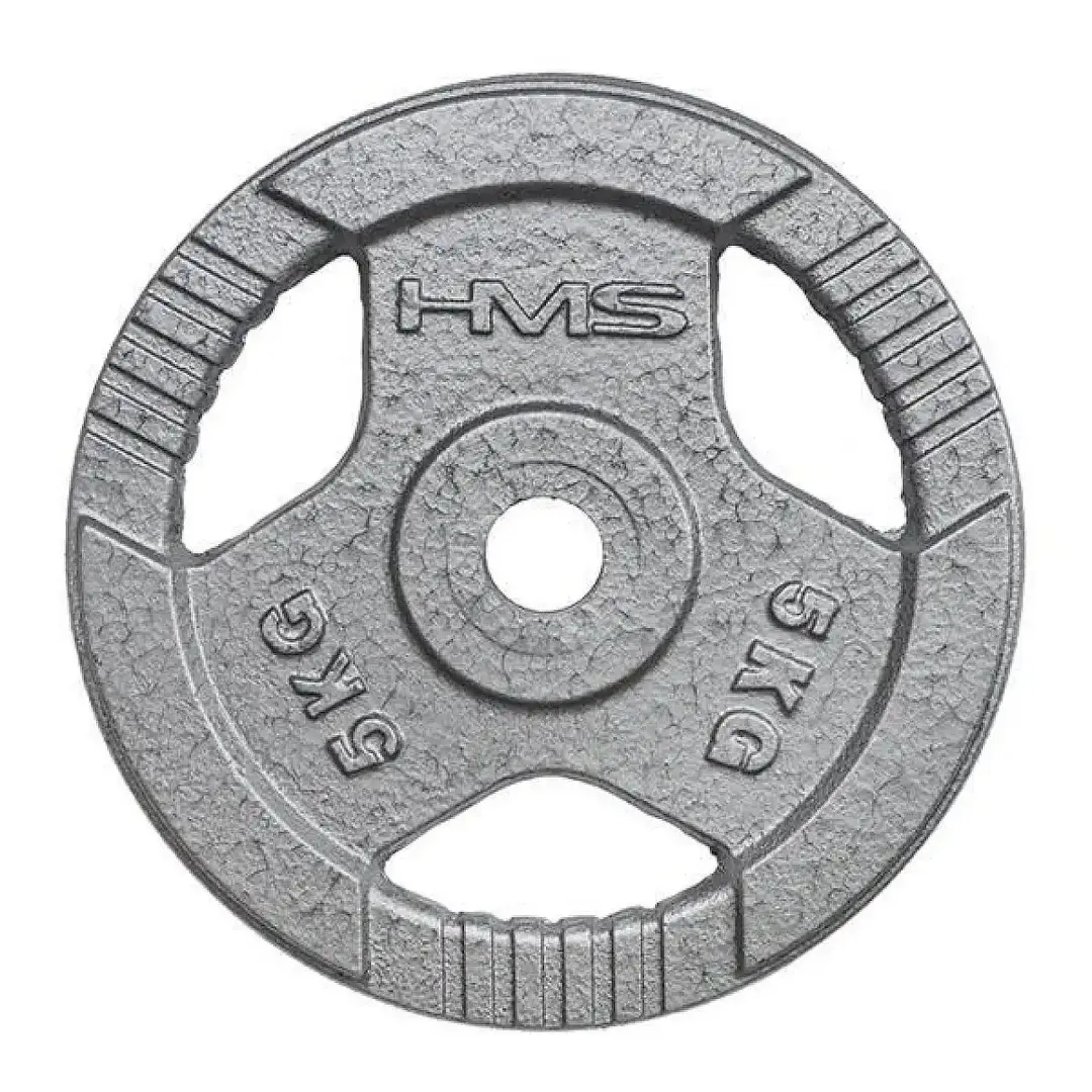 Disc olimpic HMS THM05 Hammertone 5kg (Grey)