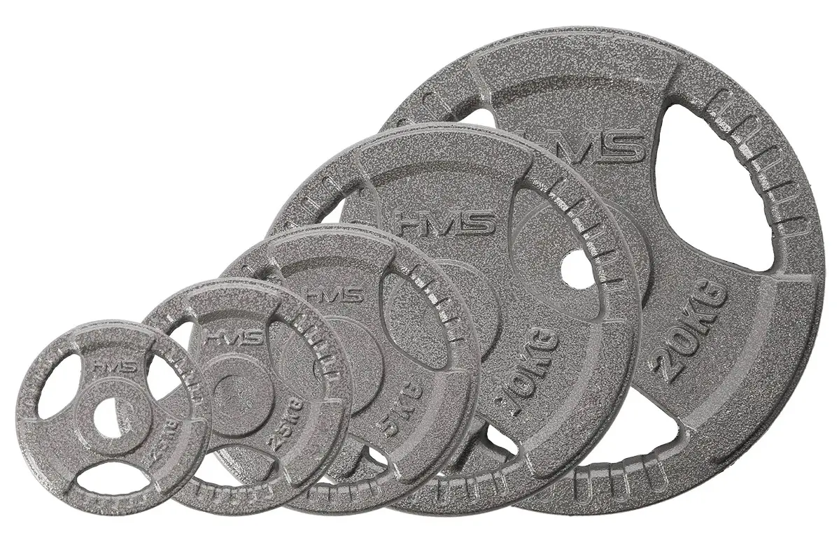 Диск олимпийский HMS THM1 Hammertone 1.25kg (Grey) - 3