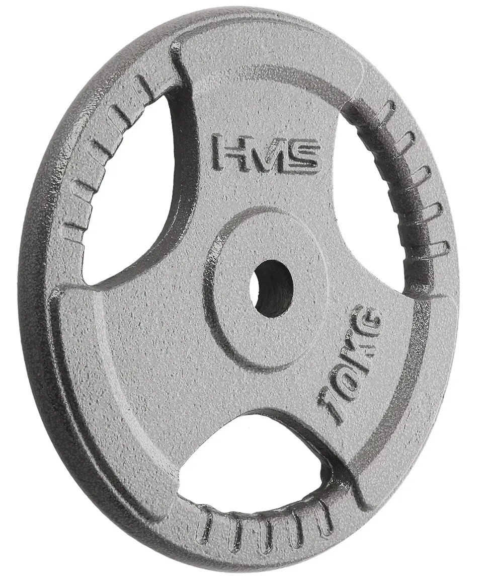 Disc olimpic HMS THM10 Hammertone 10kg (Grey) - 2