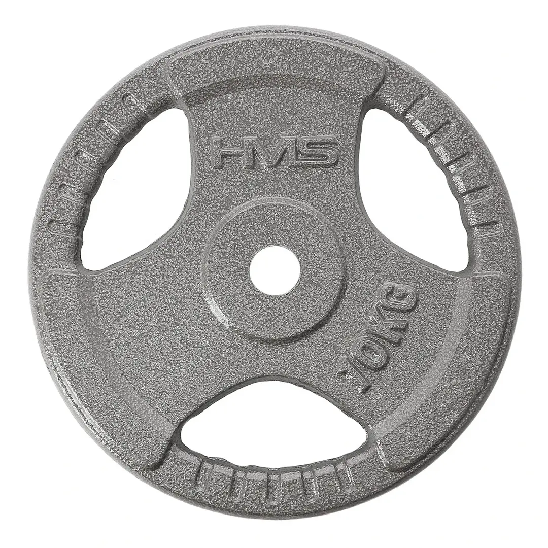 Disc olimpic HMS THM10 Hammertone 10kg (Grey)
