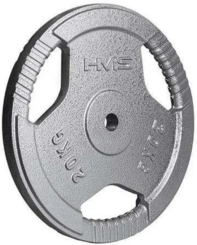 Диск олимпийский HMS THM20 Hammertone 20kg (Grey) - 2