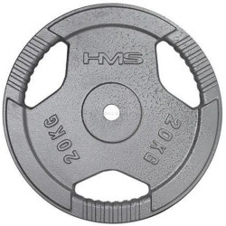 Диск олимпийский HMS THM20 Hammertone 20kg (Grey)