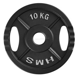 Диск олимпийский HMS TOD10 10kg (Black)