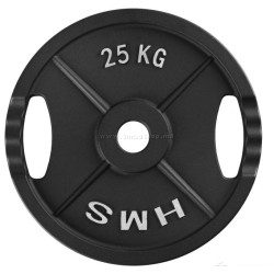 Диск олимпийский HMS TOD25 25kg (Black)