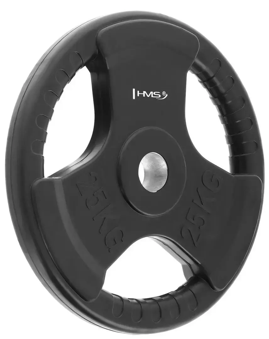 Диск олимпийский HMS TOK25 Pro 25kg (Black) - 2