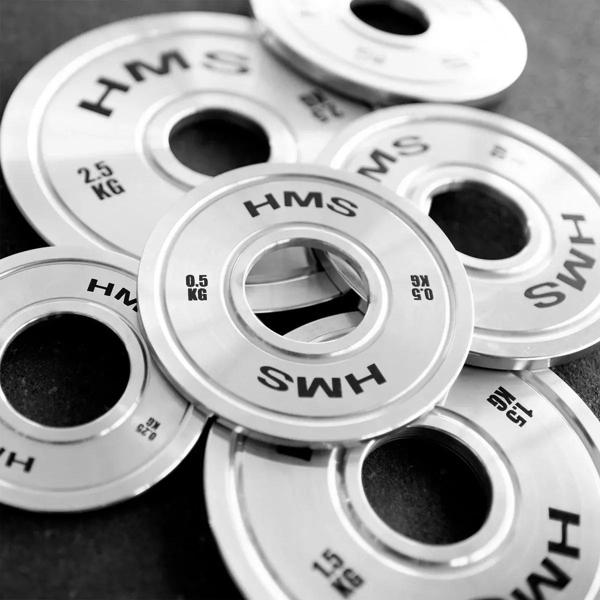 Диск олимпийский HMS TOS05 0.5kg (Silver) - 3